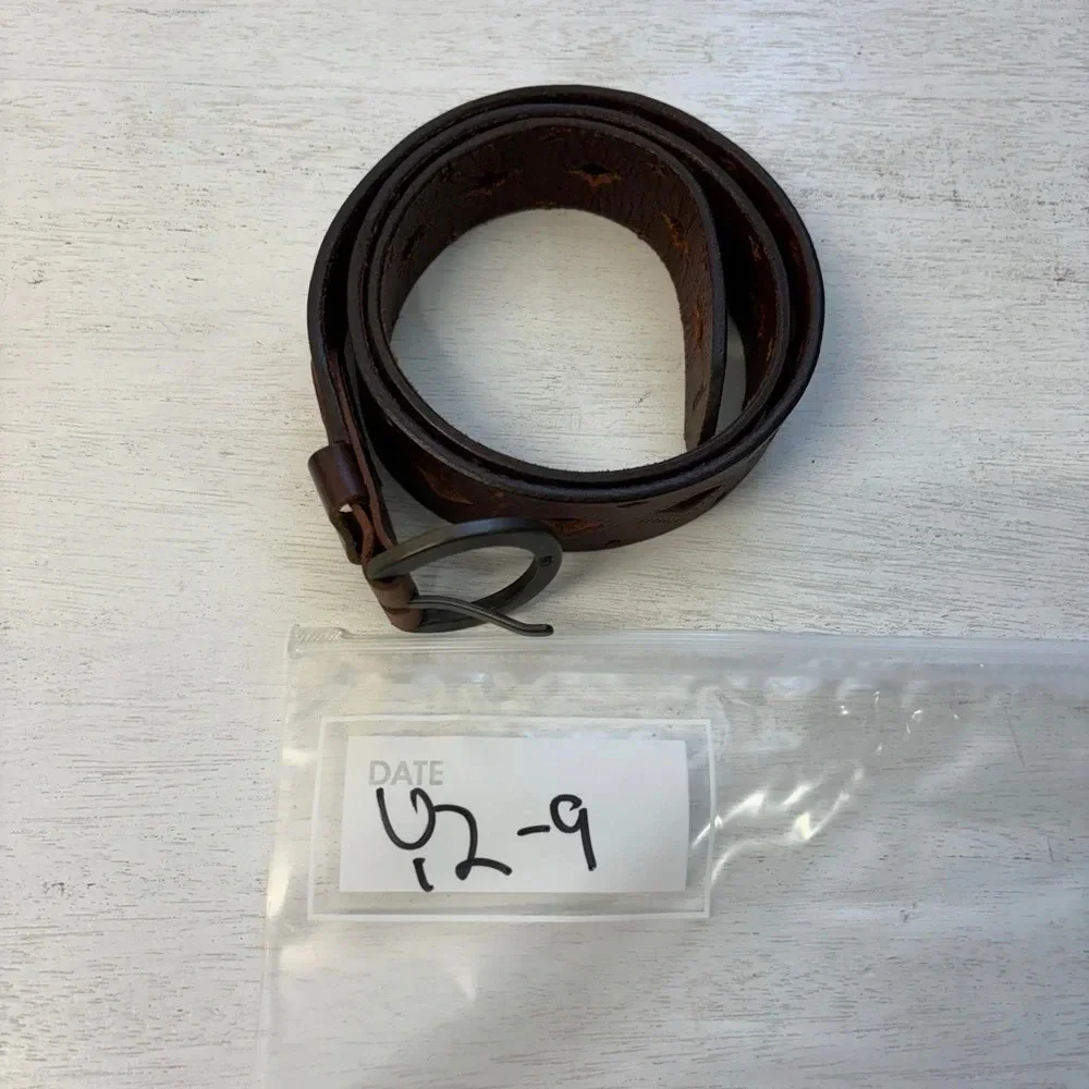 Dockers Leather Belt Men's L 1602 Brown 32